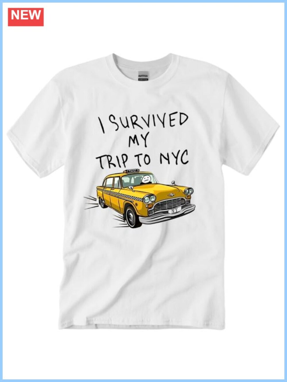 Funny NYC Trip T-Shirt Unisex Cotton Crew Neck Short Sleeve Graphic Tee
